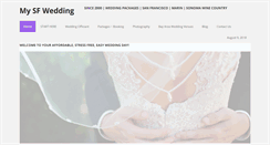 Desktop Screenshot of mysfwedding.com